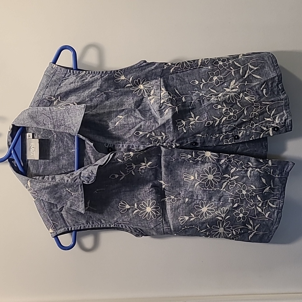 *2/$60 sale* EUC Versace chambray sleeveless